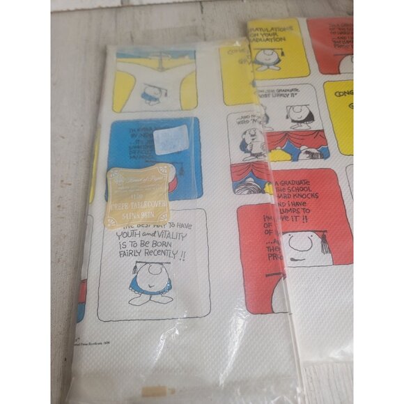 Ziggy graduation paper table cloth vintage set - Picture 6 of 6